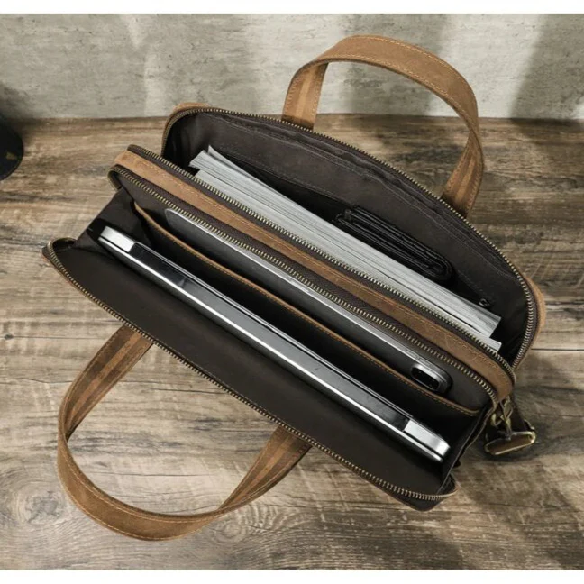 Sacoche Ordi Cuir Homme - Francfort – Image 3