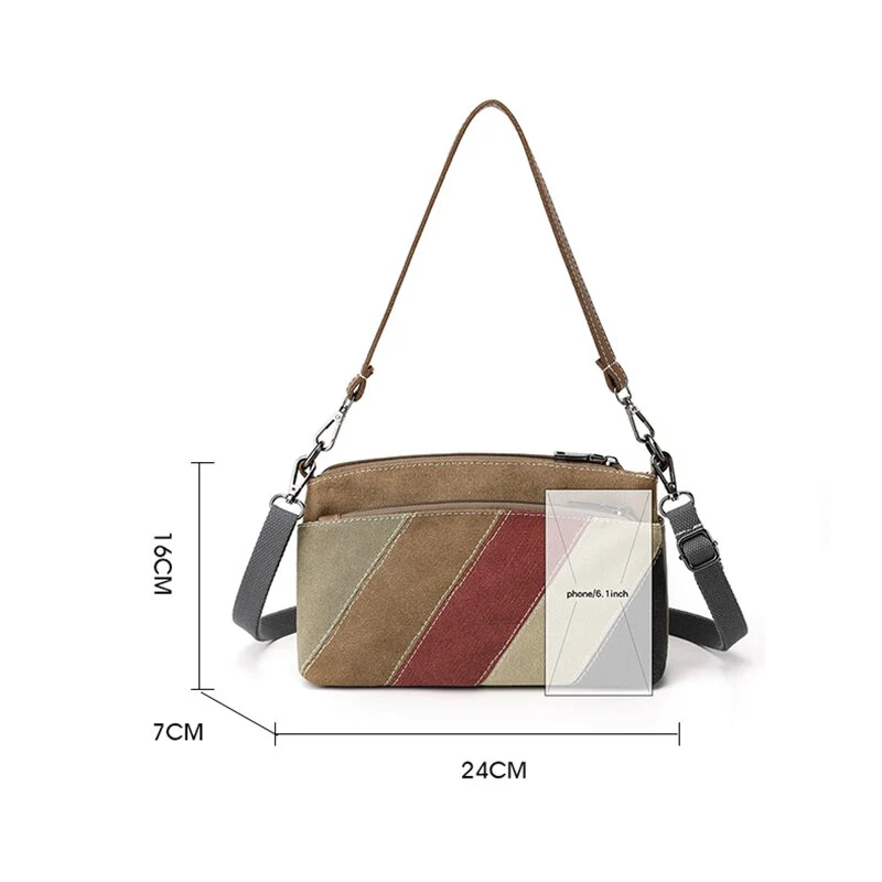 Sac Besace Coloré Femme – Image 6