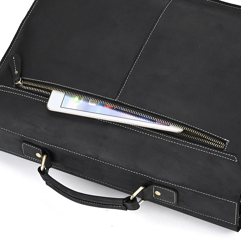 Sac Messenger Noir – Image 6