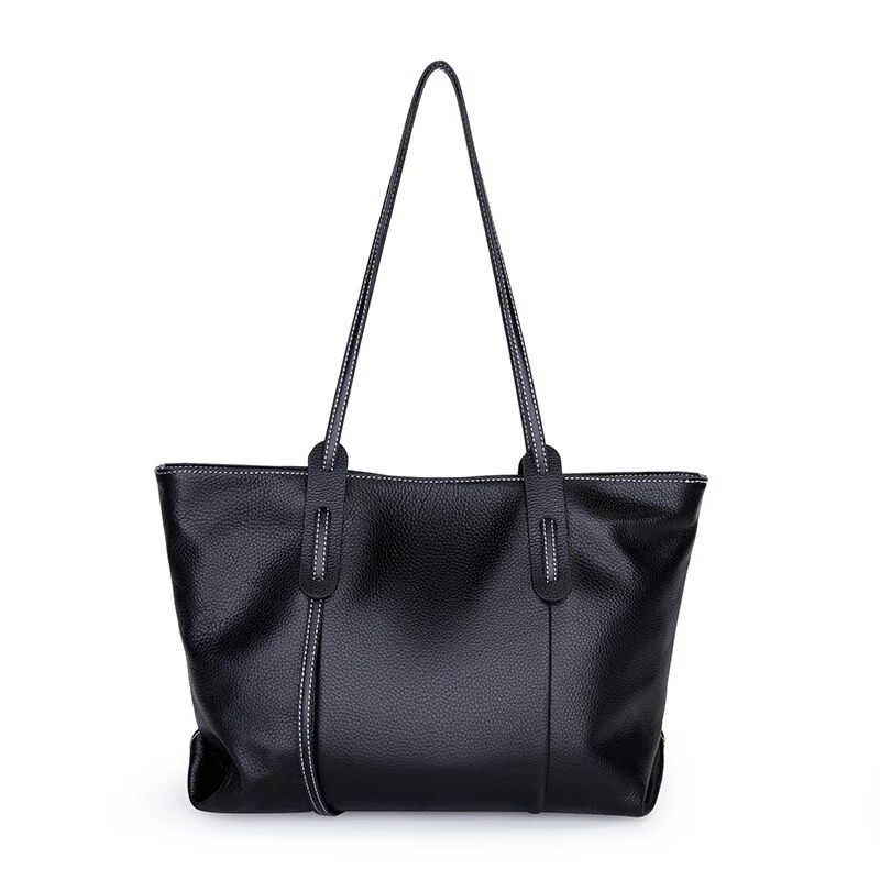 Grand Sac A Main Femme Noir Rectangle – Image 3