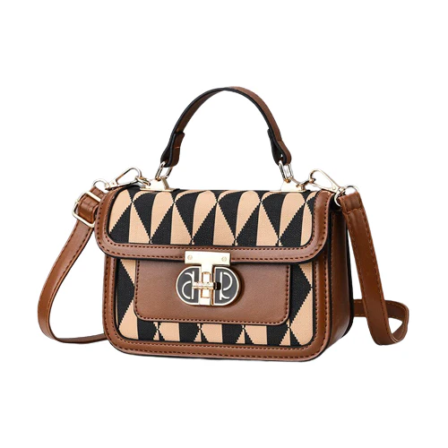 Sac Besace Femme Brun – Image 5