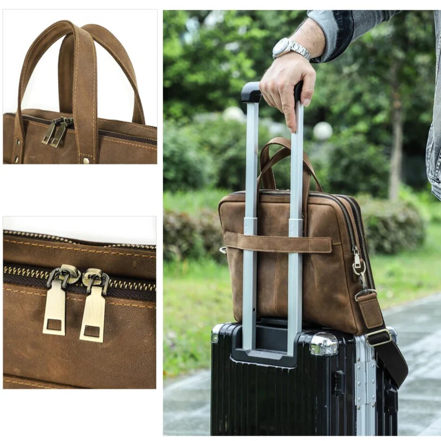 Sacoche Ordi Cuir Homme - Francfort – Image 5