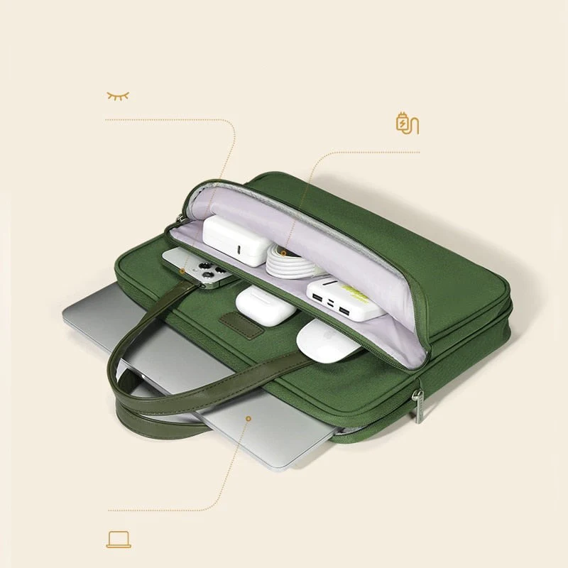 Sacoche Ordinateur 15 pouces Originale - Fougère – Image 2