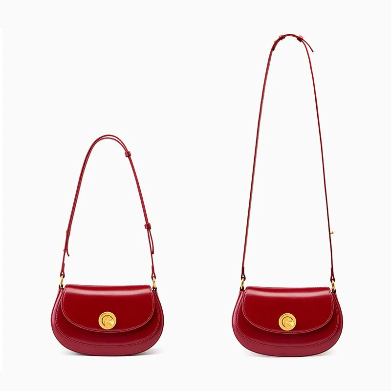 Sac a Bandouliere Femme Rouge – Image 3