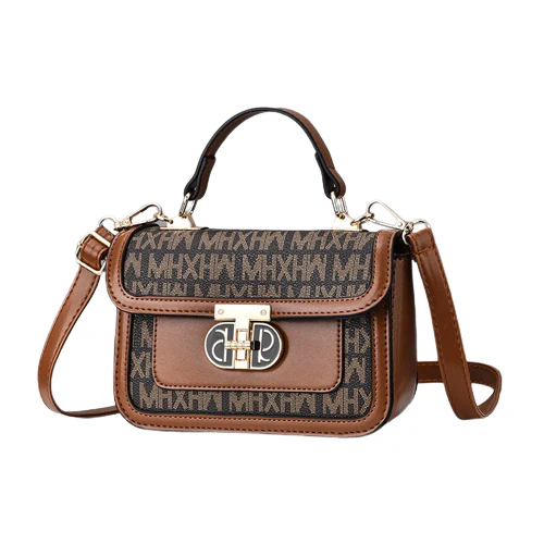 Sac Besace Femme Brun – Image 4