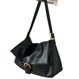 Grand Sac Besace Femme Noir