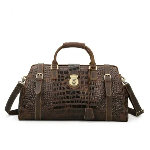 Sac Cuir Effet Croco
