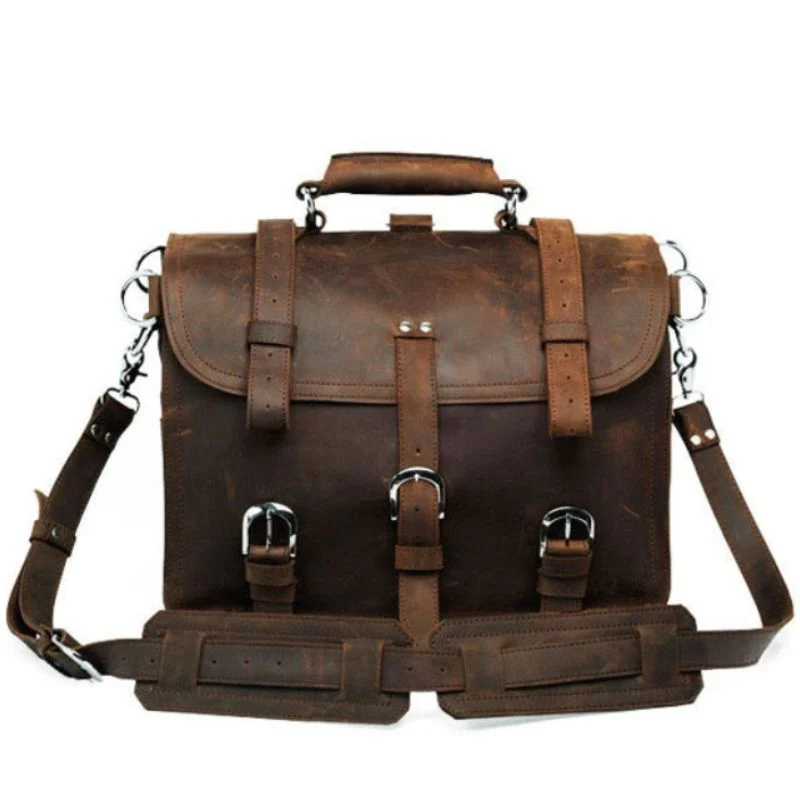 Sac de Voyage Cuir Vintage – Image 3