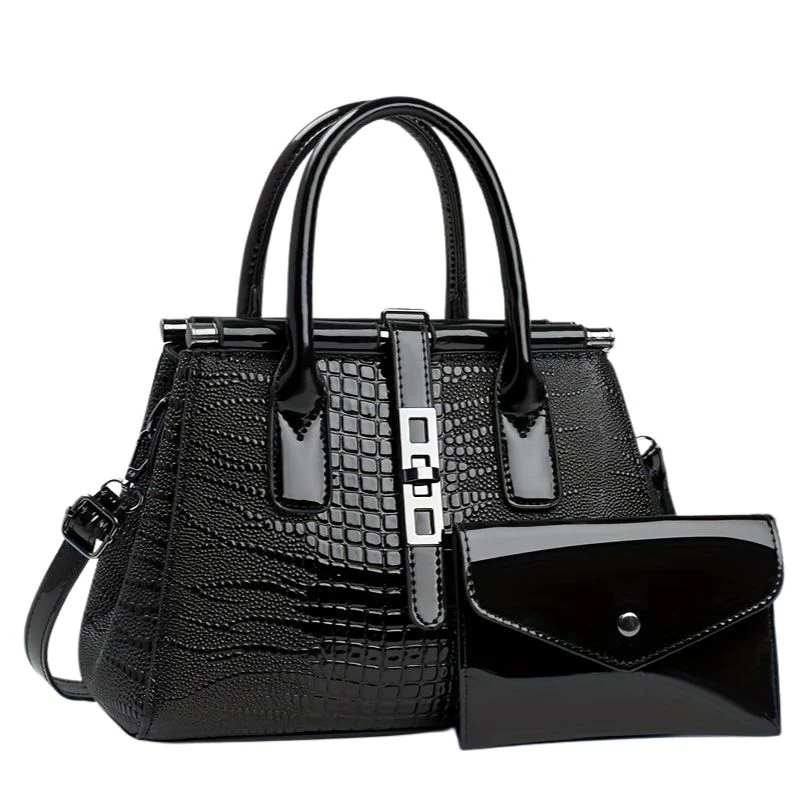 Sac à Main Femme Croco – Image 4