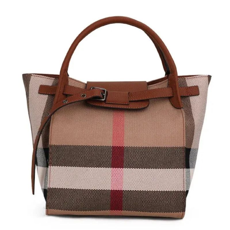 Sac à Main en Toile et Cuir – Image 2