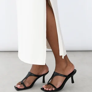 Sandales à talon avec entredoigt