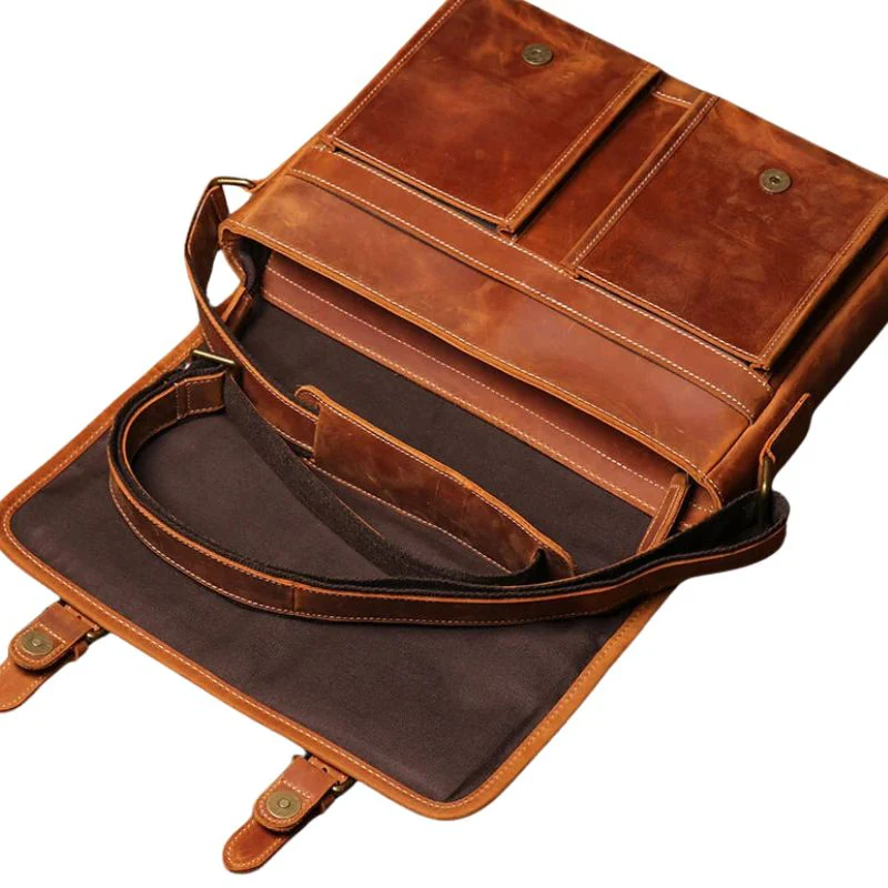 Sac Messager Cuir Homme – Image 5