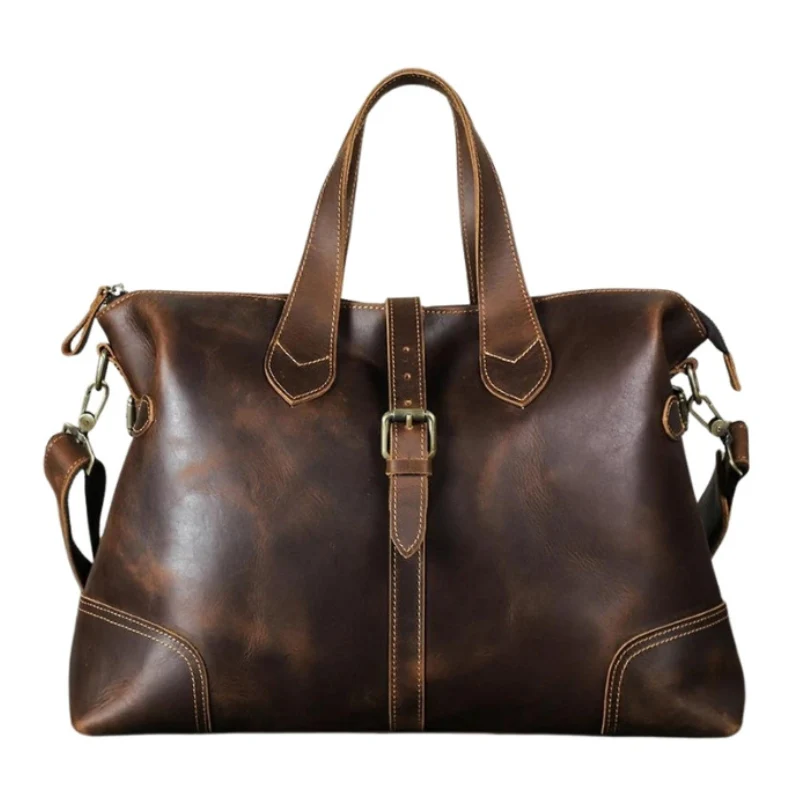 Sac à Main Homme Cuir Marron