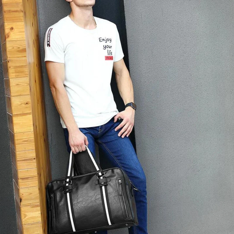 Sac Ordinateur Simili Cuir Homme – Image 5