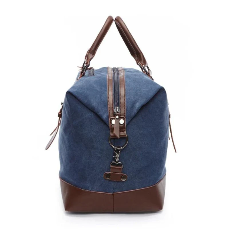 Sac de Voyage Toile et Cuir – Image 5