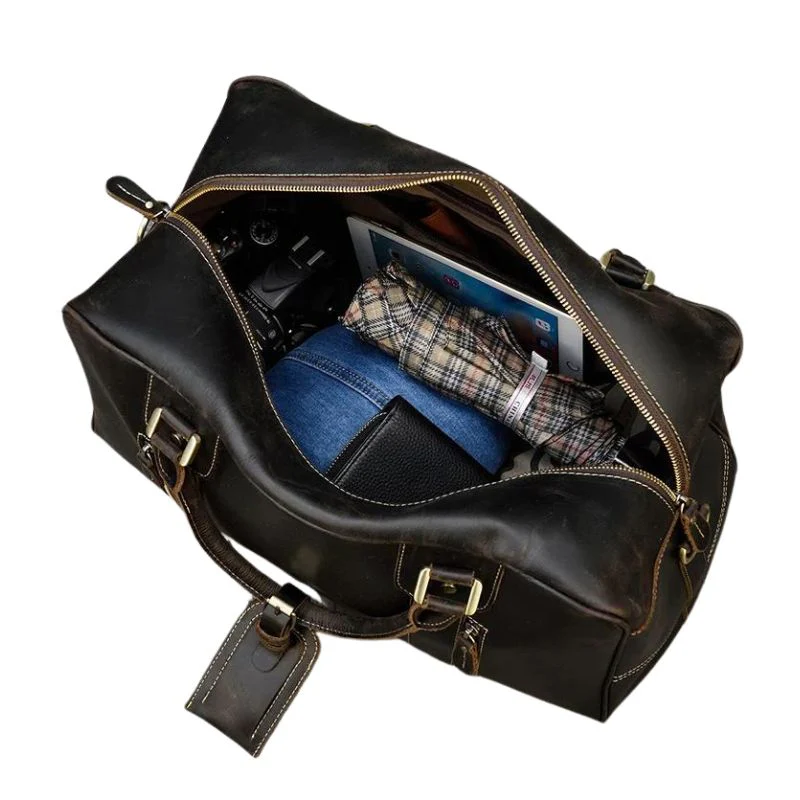 Sac Cuir Homme Bagage Cabine – Image 7