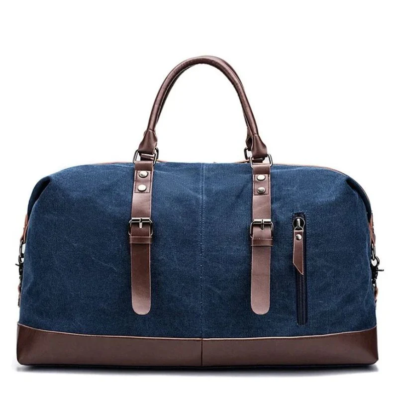 Sac de Voyage Toile et Cuir – Image 4