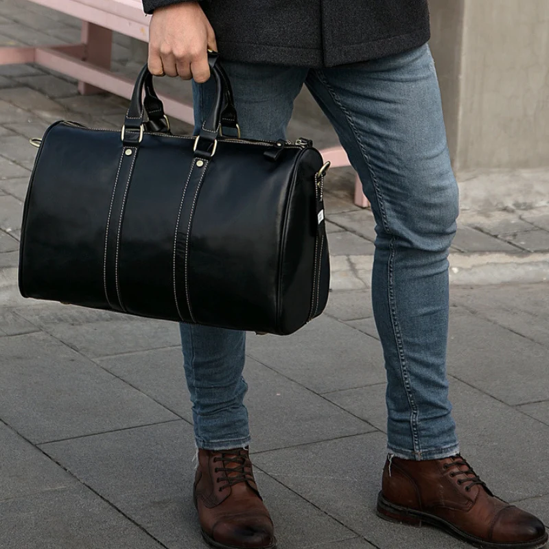 Sac Week-end Cuir Homme – Image 4