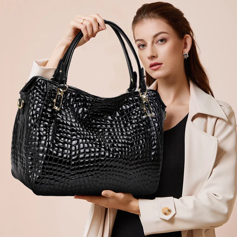 Sac Noir Croco – Image 5