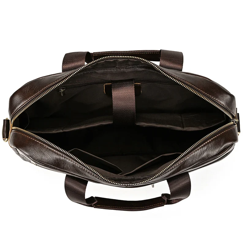 Sac à Main Cuir Homme Porté de Travers – Image 3