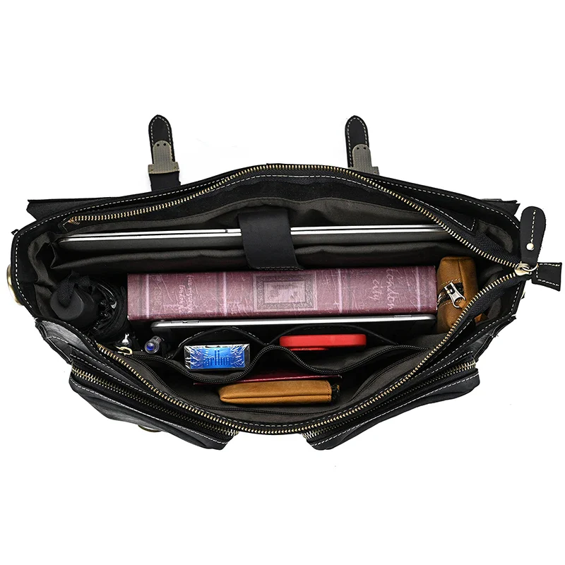 Sac Messenger Noir – Image 8