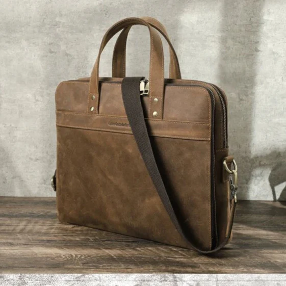 Sacoche Ordi Cuir Homme - Francfort – Image 2