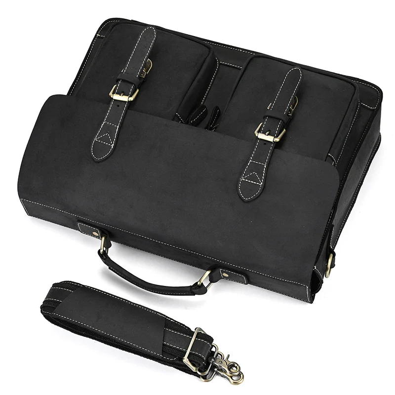 Sac Messenger Noir – Image 3