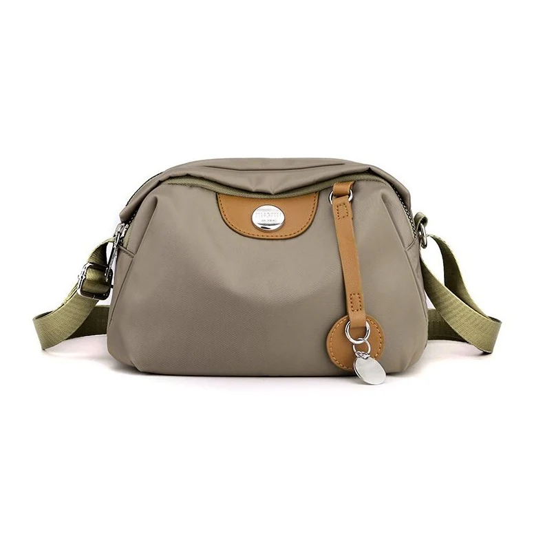 Sac Besace Femme Toile Vert Kaki