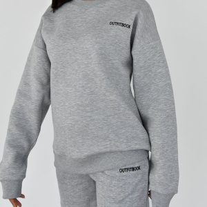 Short jogging oversize gris