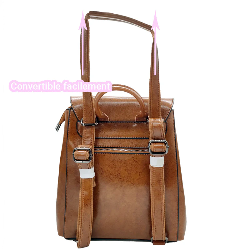 Skive sac à main sac à dos cuir – Image 8