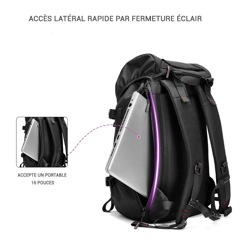 Soren grand sac à dos de voyage – Image 7