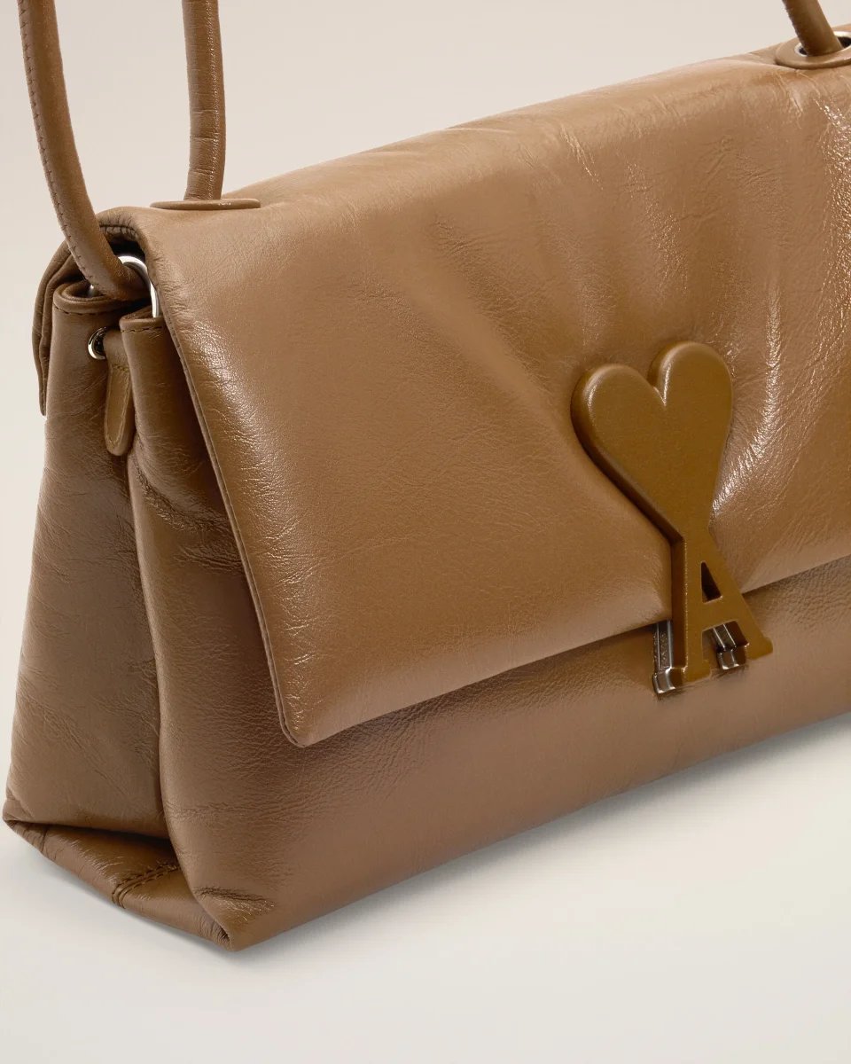 Sac Marron Voulez Vous En Cuir Lisse – Image 6