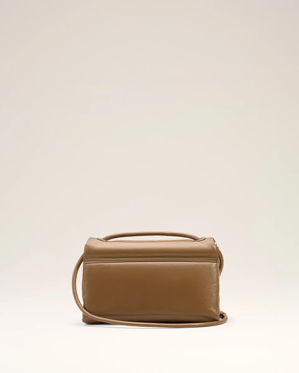 Sac Marron Voulez Vous En Cuir Lisse – Image 5