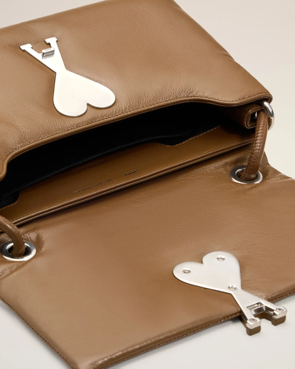 Sac Marron Voulez Vous En Cuir Lisse – Image 7