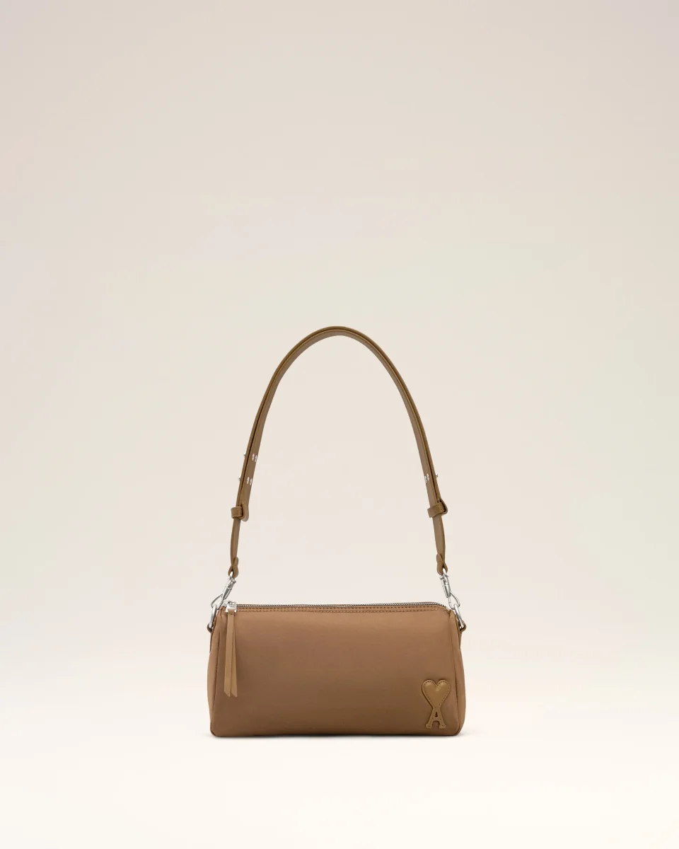 Sac Marron Marcel En Toile De Nylon