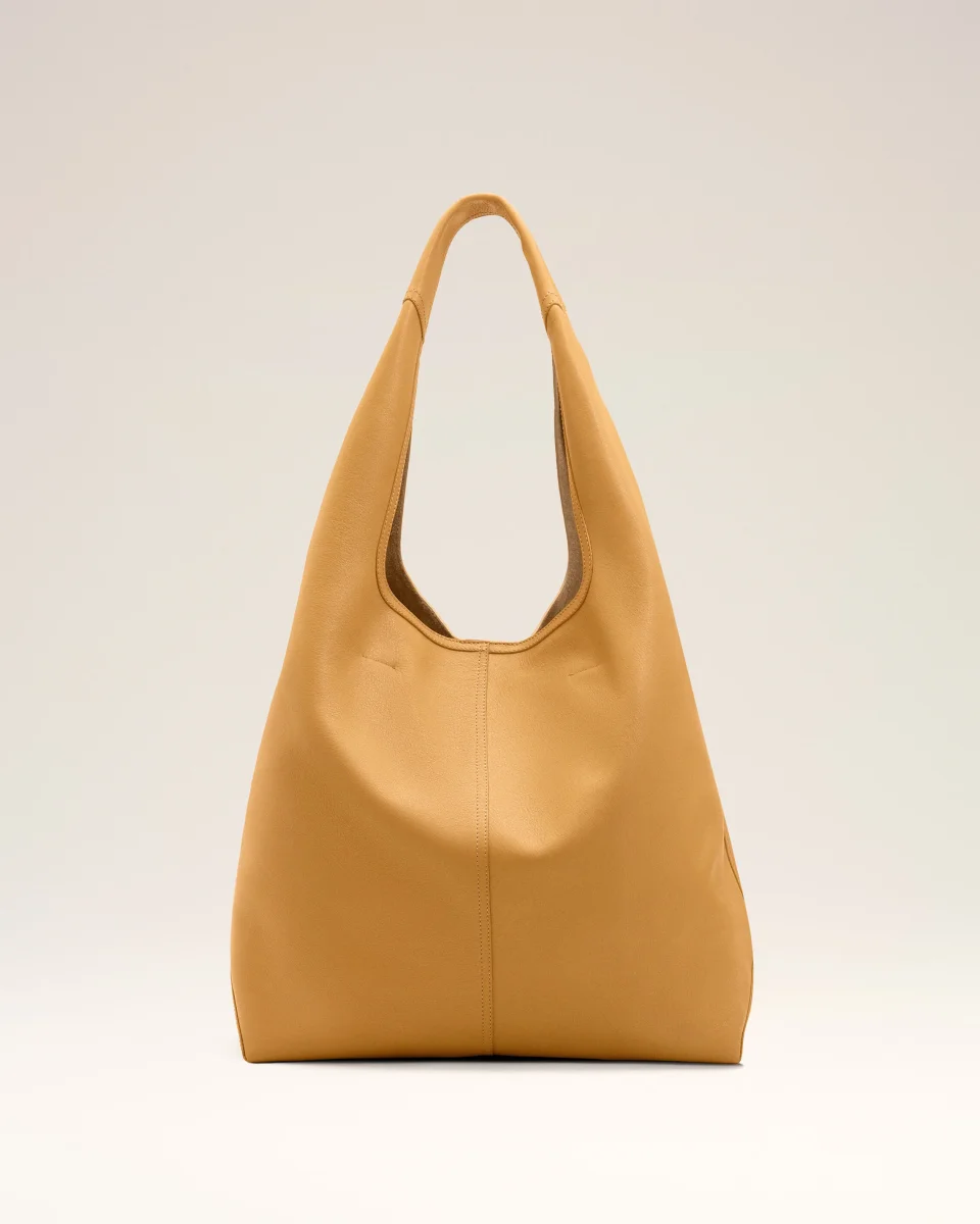 Sac Hobo Etienne Jaune en Cuir De Taurillon – Image 5