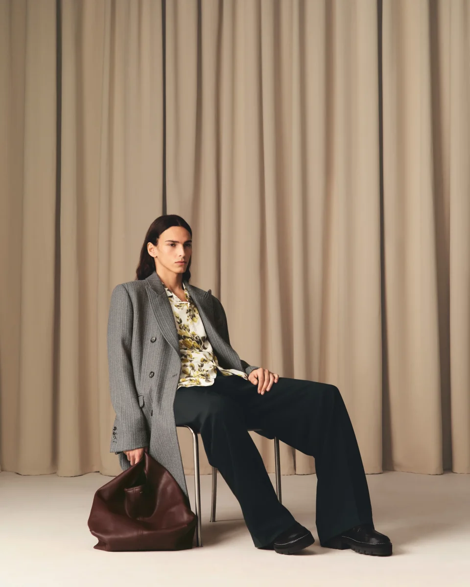 Sac Hobo Bordeaux Etienne En Cuir Souple – Image 8