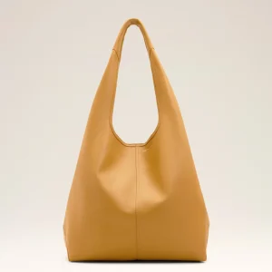 Sac Hobo Etienne Jaune en Cuir De Taurillon