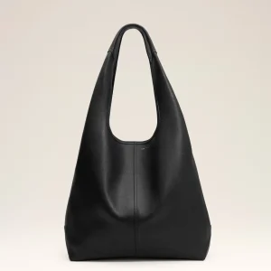 Sac Hobo Etienne Noir en Cuir De Taurillon