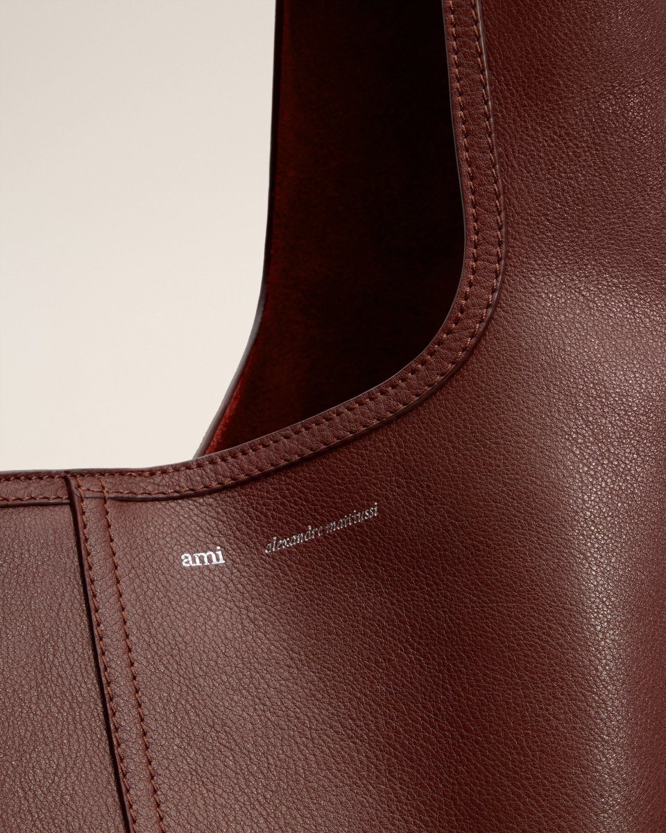 Sac Hobo Bordeaux Etienne En Cuir Souple – Image 6