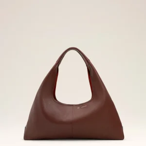 Sac Porté Epaule Bordeaux Etienne En Cuir Souple