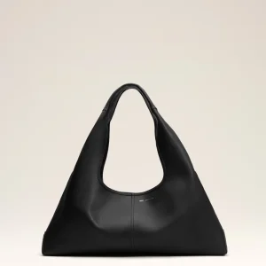 Sac Porte Epaule Etienne Noir en Cuir De Taurillon