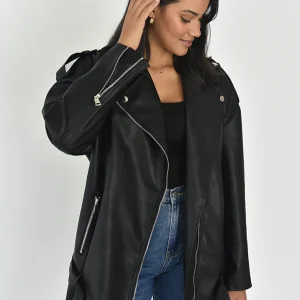 Veste oversize similicuir