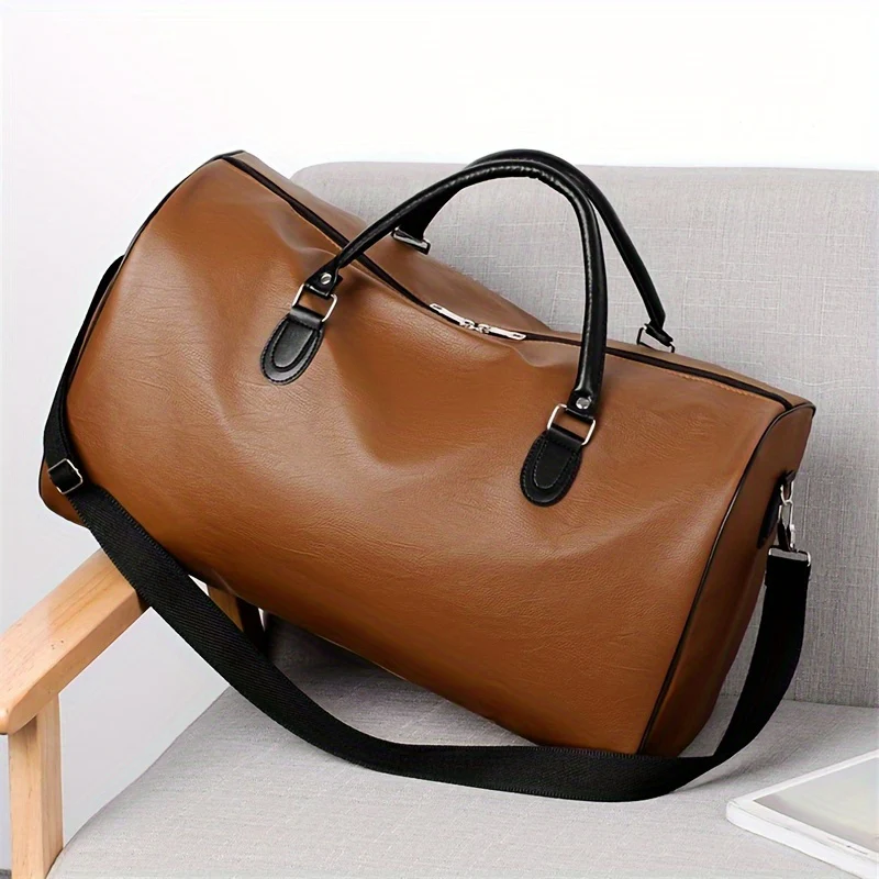 Sac Polochon Homme Faux Cuir – Image 7