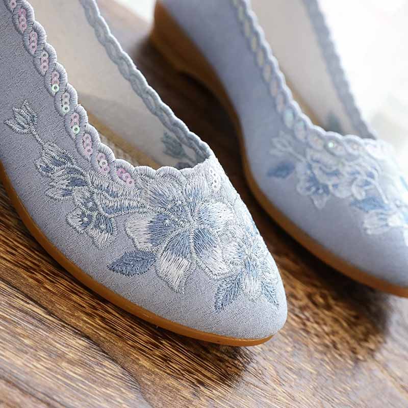 Ballerines Bleues Années 50 – Image 3