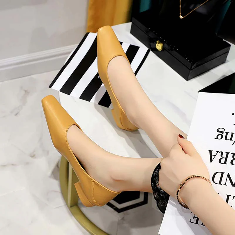 Ballerines Vintage Jaunes – Image 3