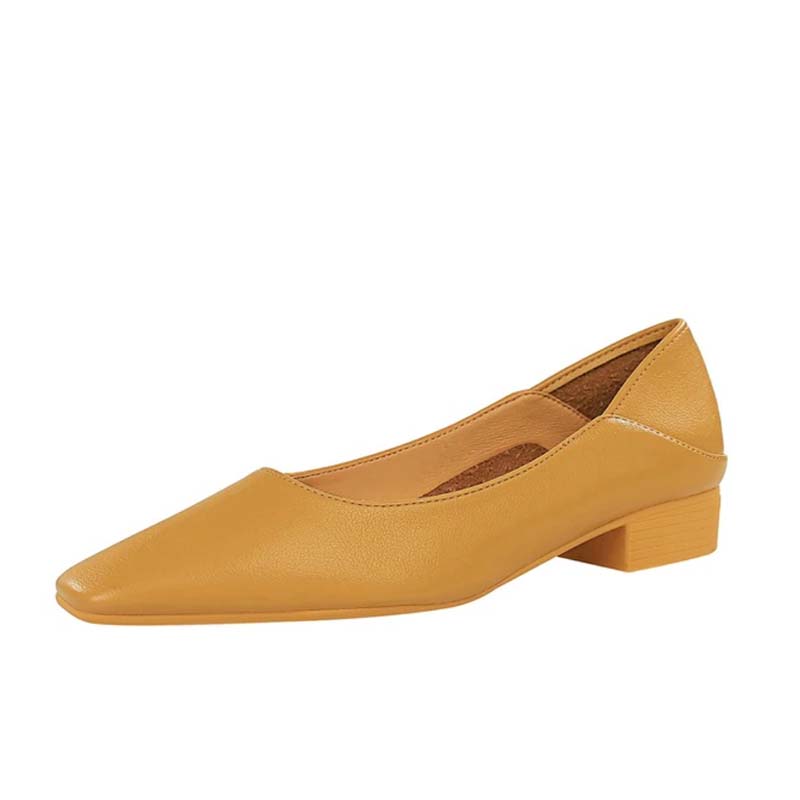 Ballerines Vintage Jaunes – Image 2
