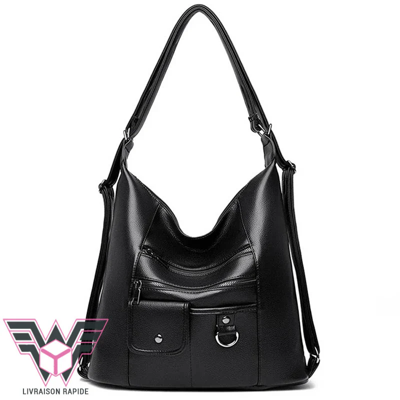 Antonio grand sac bandoulière convertible – Image 3