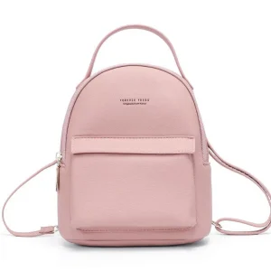 Mini sac à dos femme rose