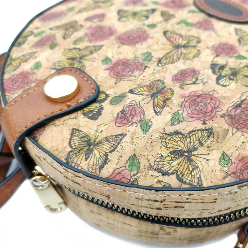 Papillons mini sac bandoulière liège – Image 7